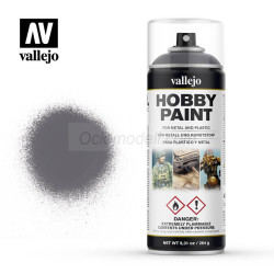 Surface Primer, Imprimación gris metálico. Spray 400 ml. Marca Vallejo. Ref: 28031.