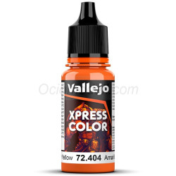 Acrílico Game Xpress Color, Color Amarillo Nuclear. NEW. Bote 18 ml. Marca Vallejo. Ref: 72.404, 72404.