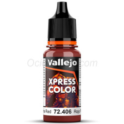 Acrílico Game Xpress Color, Color Rojo Plasma. NEW. Bote 18 ml. Marca Vallejo. Ref: 72.406, 72406.