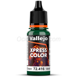 Acrílico Game Xpress Color, Verde Trol. NEW. Bote 17 ml. Marca Vallejo. Ref: 72.416, 72416.