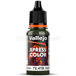 Acrílico Game Xpress Color, Verde Plaga. NEW. Bote 17 ml. Marca Vallejo. Ref: 72.419, 72419.