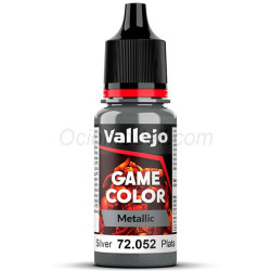 Acrilico Game Color, Plata. Bote 17 ml. Marca Vallejo. Ref: 72.052.