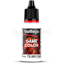 Acrilico Game Color, Blanco. Bote 17 ml. Marca Vallejo. Ref: 72.001.