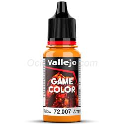 Acrilico Game Color, Amarillo Dorado. New. Bote 18 ml. Marca Vallejo. Ref: 72.007, 72007.