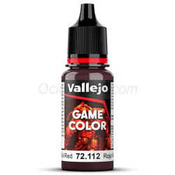 Acrilico Game Color, Rojo Maligno. new. Bote 18 ml. Marca Vallejo. Ref: 72.112, 72112.