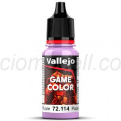 Acrilico Game Color, Púrpura Lujurioso. New. Bote 18 ml. Marca Vallejo. Ref: 72.114, 72114.