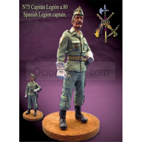Capitán La Legión 80´, 54mm. Marca Nimix. Ref: N75.