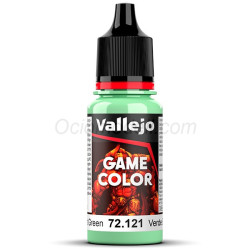 Acrilico Game Color, Verde Espectral. New. Bote 18 ml. Marca Vallejo. Ref: 72.121, 72121.
