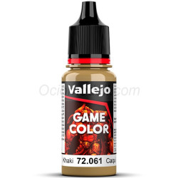 Acrilico Game Color, Khaki , New. Bote 18 ml. Marca Vallejo. Ref: 72.061, 72061.