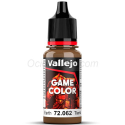 Acrilico Game Color, Tierra, New. Bote 18 ml. Marca Vallejo. Ref: 72.062, 72062.