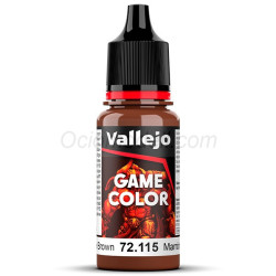 Acrilico Game Color, Marrón Mugre, New. Bote 18 ml. Marca Vallejo. Ref: 72.115, 72115.