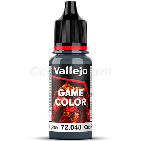 Acrilico Game Color, Gris Sombra, New. Bote 18 ml. Marca Vallejo. Ref: 72.048, 72048.