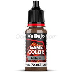Acrilico Game Color, Bronce pulido. NEW. Bote 17 ml. Marca Vallejo. Ref: 72.058.