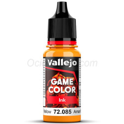 Acrilico Game Color, Tinta amarilla. Bote 17 ml. Marca Vallejo. Ref: 72.085.
