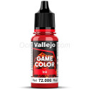 Acrilico Game Color, Tinta rojo. Bote 17 ml. Marca Vallejo. Ref: 72.086.