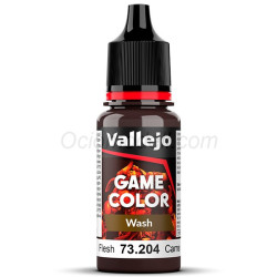 Acrilico Game Color, Wash Lavado Carne. NEW. Bote 17 ml. Marca Vallejo. Ref: 73.204, 73204.