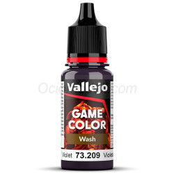 Acrilico Game Color, lavado Violeta. Bote 17 ml. Marca Vallejo. Ref:73209, 73.209.