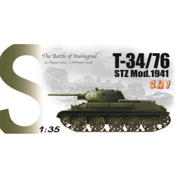 T-34/76 STZ Mod.1941 2 in 1 The Battle of Stalingrad. Escala 1:35. Marca Dragon. Ref: 6448.