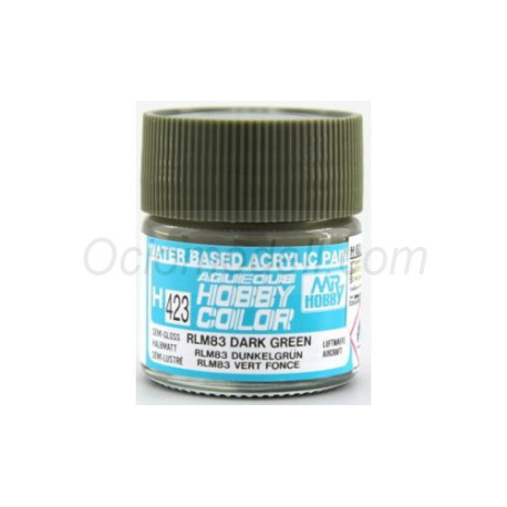 Mr.HOBBY AQUEOUS COLOR , LIGHT GREEN FS34233. Bote 10 ml. Marca MR.Hobby. Ref: H423, 423.