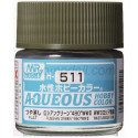 Mr.HOBBY AQUEOUS COLOR , Russian Green 4BO (Flat). Bote 10 ml. Marca MR.Hobby. Ref: 511, 511.