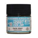 Mr.HOBBY AQUEOUS COLOR , DARK GREY. Bote 10 ml. Marca MR.Hobby. Ref: 513, 513.