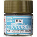 Mr.HOBBY AQUEOUS COLOR , Russian Green "4BO" 1947 (Flat). Bote 10 ml. Marca MR.Hobby. Ref: 512, 512.