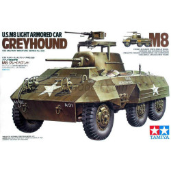 U.S. M8 Light Armored Car "Greyhound". Escala 1:35. Marca Tamiya. Ref: 35228