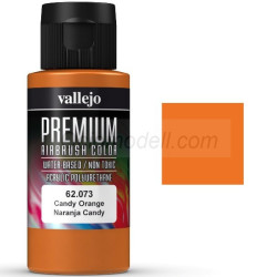 Premium Naranja Candy. Premium Airbrush Color. Bote 60 ml. Marca Vallejo. Ref: 62073.