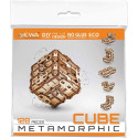 Puzzle Cubo Metamórfico, 128pz, madera contrachapada. Marca Ewa. Ref: 0301.