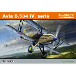 Avia B.534 IV. serie. Escala 1:72. Marca Eduard. Ref: 70102.