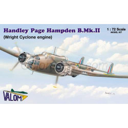 Handley Page Hampden Mk II. Escala 1:72. Marca Valom. Ref: 72066.