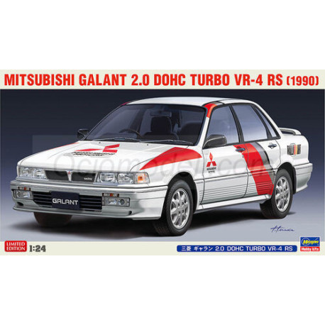NEW! Mitsubishi Galant 2.0 DOHC Turbo VR-4 RS (1990). Escala 1:24. Marca Hasegawa. Ref: 20627.