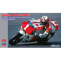 Yamaha YZR500 (OWA8) "1989 All Japan Road Race Championship GP500 Champion. Escala 1:12. Marca Hasegawa. Ref: 21504.