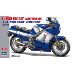 Suzuki RG400 Late Version "Blue/White Color" w/Under Cowl (1986). Escala 1:12. Marca Hasegawa. Ref: 21739.