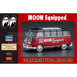 MOON Equipped Volkswagen Type2 Micro Bus. Escala 1:24. Marca Hasegawa. Ref: 20524.