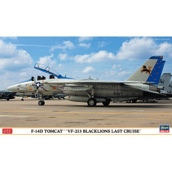 F-14D TOMCAT™ “VF-213 BLACKLIONS LAST CRUISE”. Escala 1:72. Marca Hasegawa. Ref: 02406.