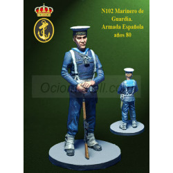 Marinero de guardia Armada Española años 80, 54mm. Marca Nimix. Ref: N102.