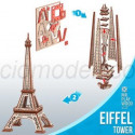 Torre Eiffel 78 pz, madera contrachapada. Marca Mr.playwood. Ref: 10406.