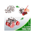 Tractor Todoterreno 60 pz, madera contrachapada. Marca Mr.playwood. Ref: 10807.