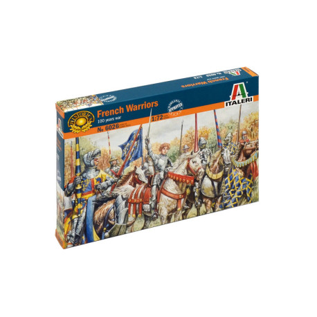 Guerreros franceses, Era Medieval. Escala 1:72. Marca Italeri. Ref: 6026.