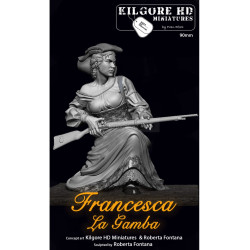 Francesca la Gamba, 90mm. Marca Kilgore HD Miniature. Ref: Francesca.