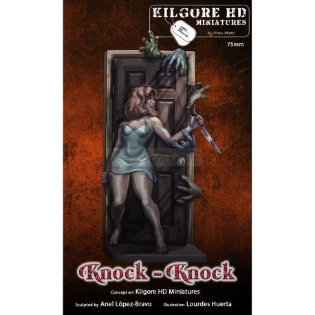 Knock-Knock Nightmare, 75mm. Marca Kilgore HD Miniature. Ref: Knock.