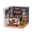 Rolife Plastic Miniature House - Daily Inspiration Cafe, Kit de montaje. Marca Diy Miniatures. Ref: DW001.