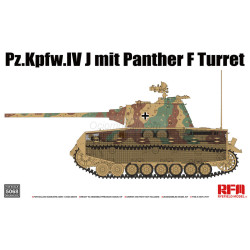 Pz.Kpfw.IV J mit Panther F Turret. Escala 1:35. Marca RFM Model. Ref: 5068.
