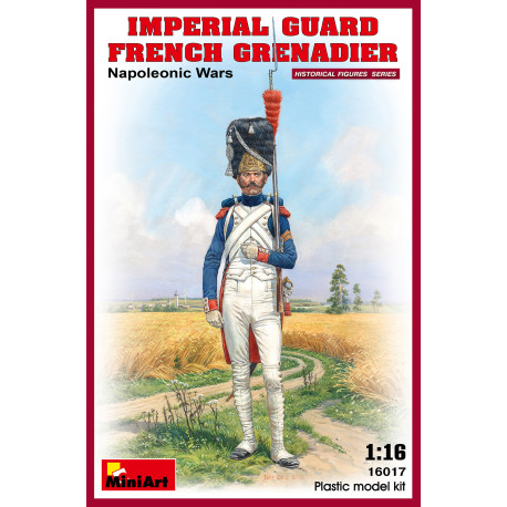 IMPERIAL GUARD FRENCH GRENADIER. NAPOLEONIC WARS. Escala 1:16. Marca Miniart. Ref: 16017.