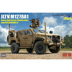 Portamisiles JLTV M1278A1 Modificado con M153 Crows II del Ejército USA / FA Eslovenas. Escala 1:35. Marca RFM Model. Ref: 5099.
