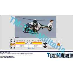 Calcas del helicóptero EC-135, 09-302, Guardia civil. Escala 1:32. Marca Trenmilitaria. Ref: 000_8057.
