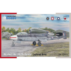 Heinkel He 162A Spatz ‘Captured Birds’. Escala 1:72. Marca Special Hobby. Ref: SH72475.
