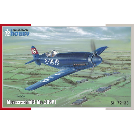 Messerschmitt Me 209V-1/V-4. Escala 1:72. Marca Special Hobby. Ref: SH72138.