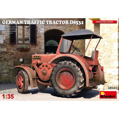 GERMAN TRAFFIC TRACTOR D8532. Escala 1:35. Marca Miniart. Ref: 38041.
